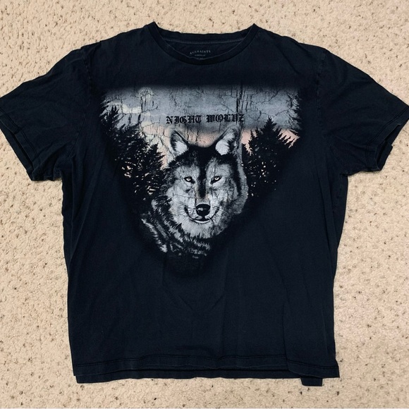 All Saints Other - All Saints wolf tee XXL